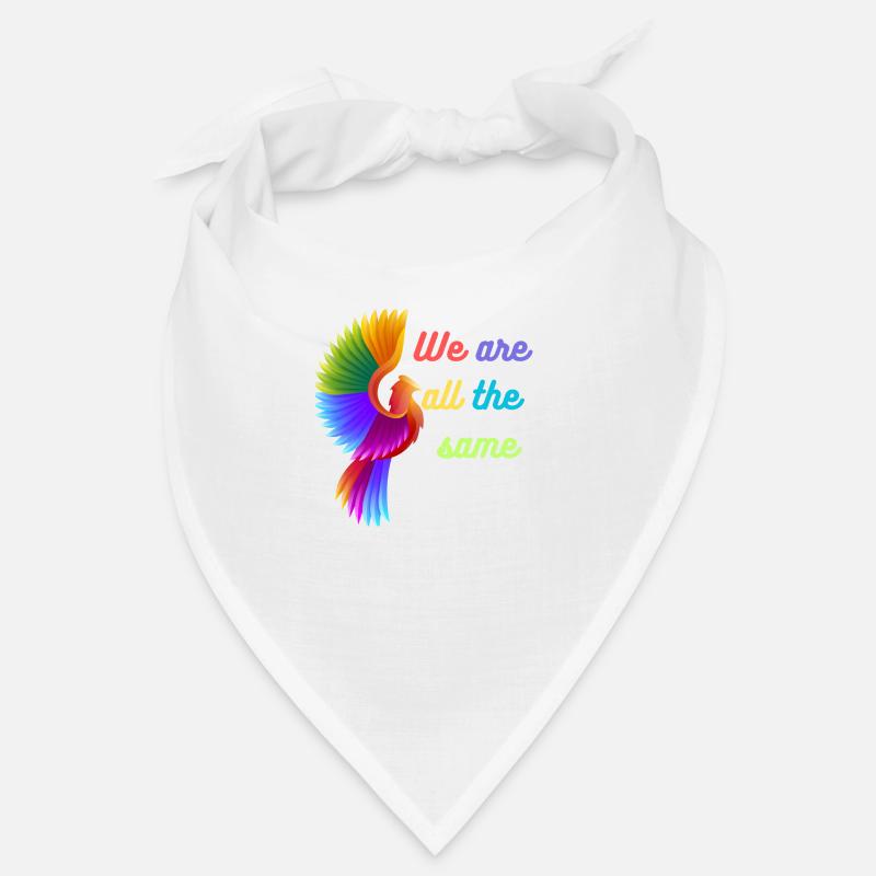 We are all the Same - Bandana - Weiß