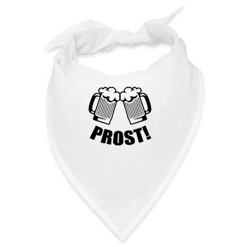 prost - Bandana - Weiß - Vorne