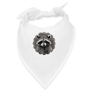 Waschbär 1.7 - Bandana - Weiß - Vorne