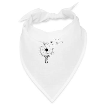 Löwenzahn-Heißluftballon - Bandana - Weiß - Vorne