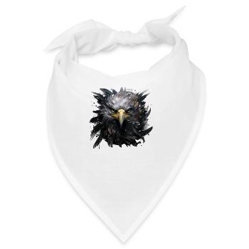 Der Steinadler - Bandana - Weiß - Vorne