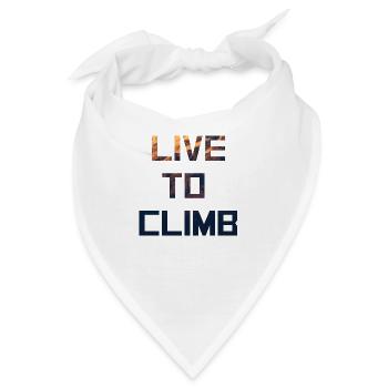 Rock Climbing - Bandana - Weiß - Vorne