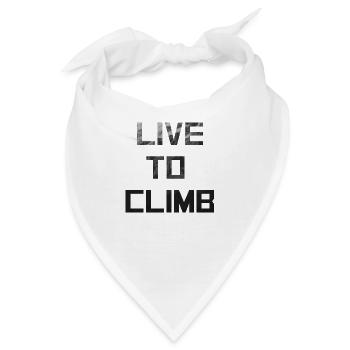 Rock Climbing - Bandana - Weiß - Vorne