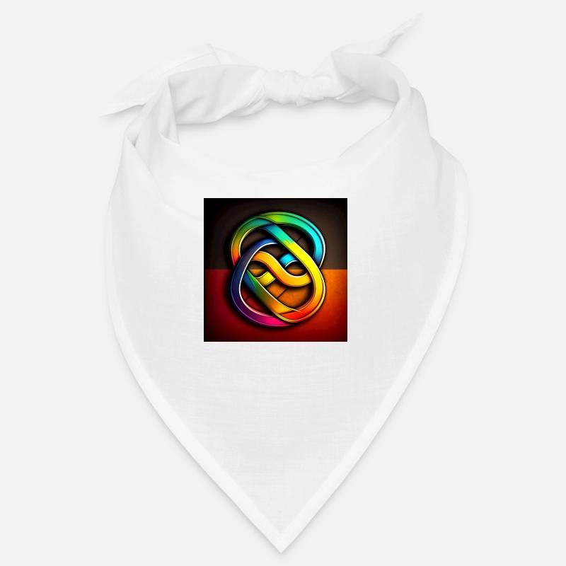 Formes colorées dans le style des couleurs de l’arc-en-ciel Bandana
