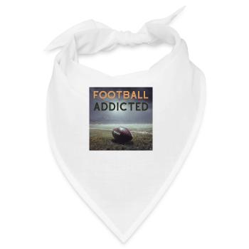 Football Addicted - Bandana - Weiß - Vorne