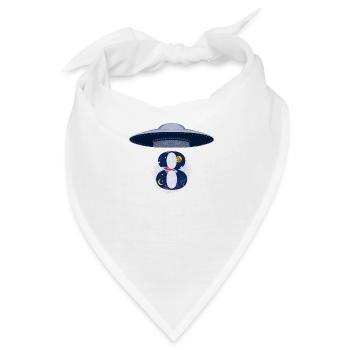 8. Jahrestag des UFO-Angriffs - Bandana - Weiß - Vorne