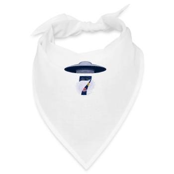 7. Jahrestag des UFO-Angriffs - Bandana - Weiß - Vorne