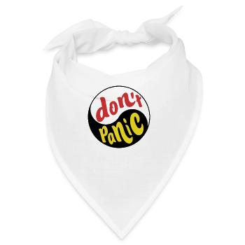 Dont Panic 1 - Bandana - Weiß - Vorne