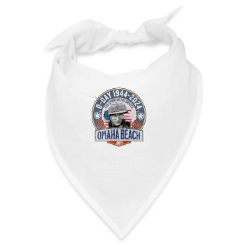 Omaha Beach D TAG 1944 2024 - Bandana - Weiß - Vorne
