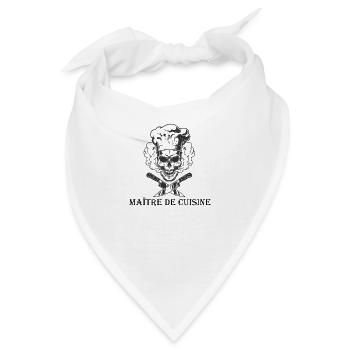 Maître de Cuisine - Bandana - Weiß - Vorne