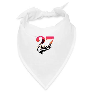 Jahrgang 1927-27-jähriges Jubiläum - Bandana - Weiß - Vorne
