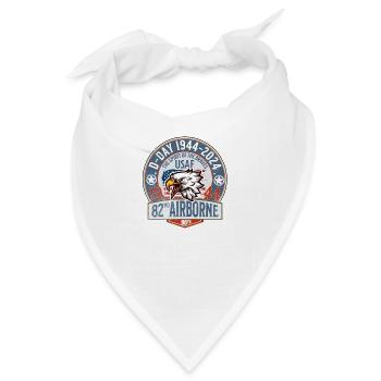 D Day 82 em in der Luft - Bandana - Weiß - Vorne