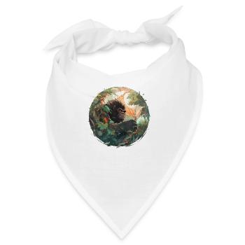 Jungle Kong - Bandana - Weiß - Vorne