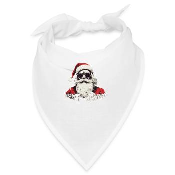 Weihnachtsmann - Bandana - Weiß - Vorne