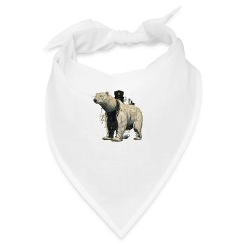 Steampunkt in der Kälte - Bandana - Weiß - Vorne