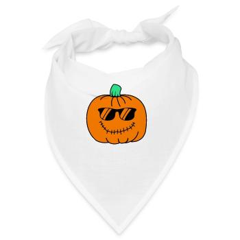 cool pumpkin - Bandana - Weiß - Vorne
