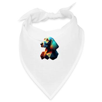 Hundehalter Dachshund Hund Dackelwelpe Hunde - Bandana - Weiß - Vorne