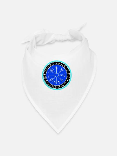 Boussole Viking - Bandana - blanc