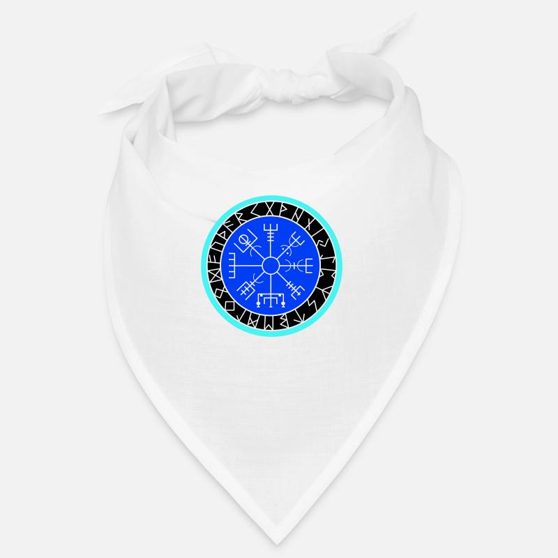wikinger kompass - Bandana - Weiß