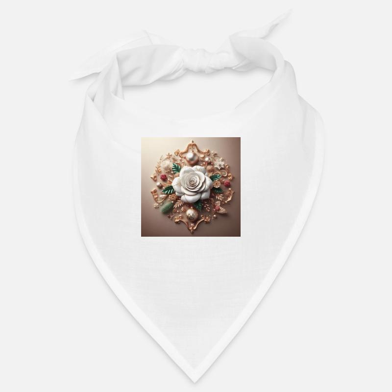 Fleur blanche Bandana