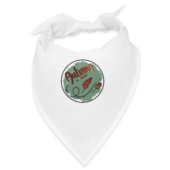 Der Herbst ist da - Bandana - Weiß - Vorne