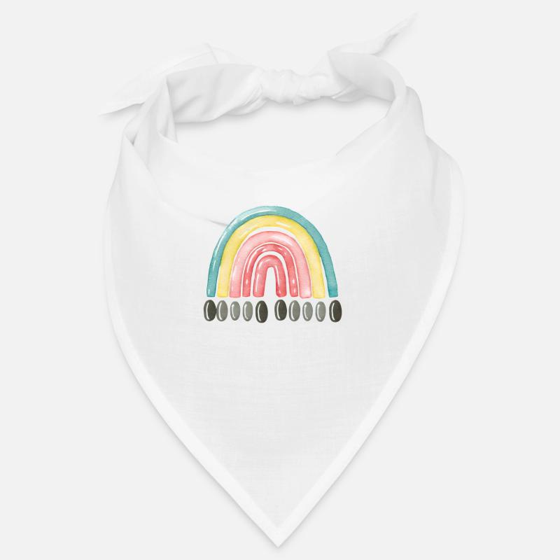 Conception de bébé arc-en-ciel pour enfants Bandana