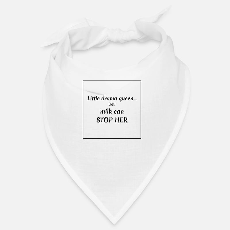 Drame Bébé Drôle Dire - Bandana - blanc
