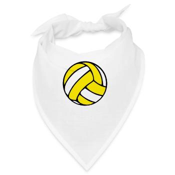 Volleyball BeachVolleyball Beachball 2 0 - Bandana - Weiß - Vorne