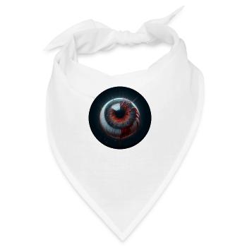 AUGE, Geist, Angst, Grausam, Albtraum, Schwarze Magie - Bandana - Weiß - Vorne