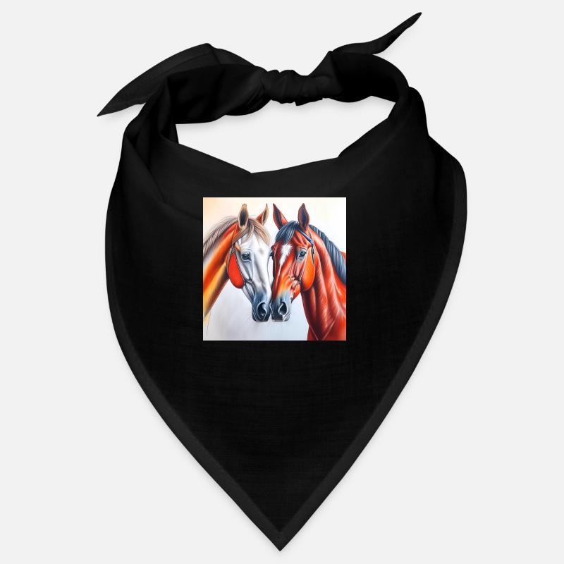 Tête de cheval#Chevaux Bandana