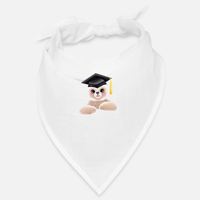Bachelor Absolvent Alpaka Studium Schulabschluss Bandana