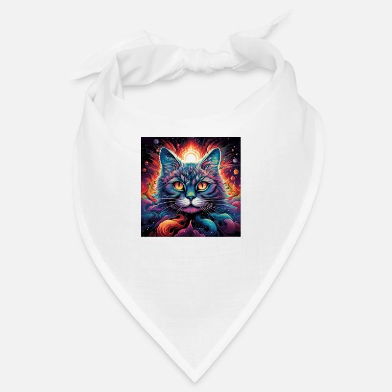 Trippy LSD Katze Bandana