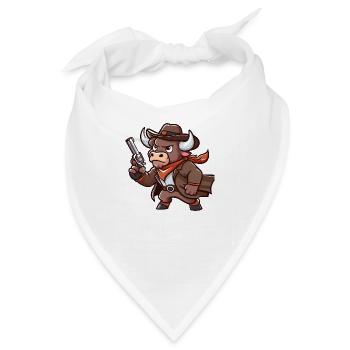 büffel - Bandana - Weiß - Vorne