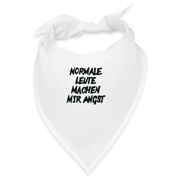 Normale Leute - Bandana - Weiß - Vorne