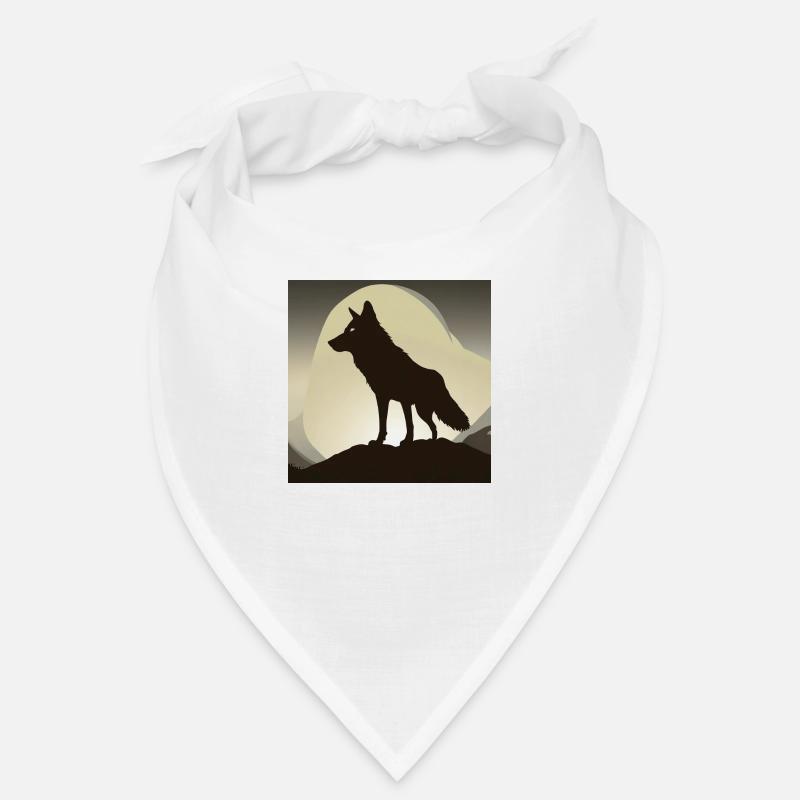 Wolf Silhouette Bandana