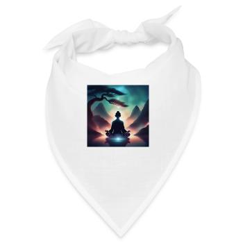 Zen wie ich - Bandana - Weiß - Vorne
