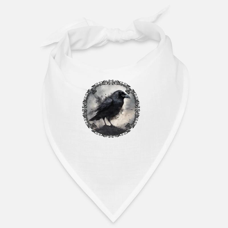 Dunkler Rabe 2 Bandana