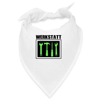 werkzeug werkstatt 02 - Bandana - Weiß - Vorne