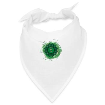 Anahata Viertes Chakra - Bandana - Weiß - Vorne