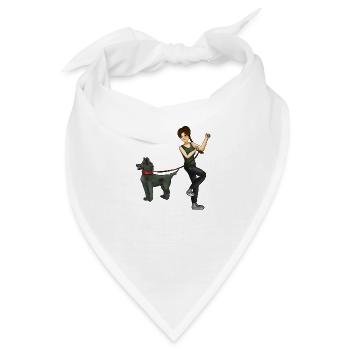 hilfe! Mein Hund ist ein Zombie - Bandana - Weiß - Vorne