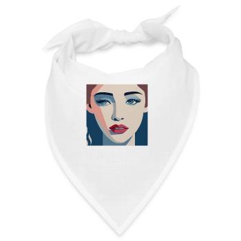Women / Feminin /Art - Bandana - Weiß - Vorne