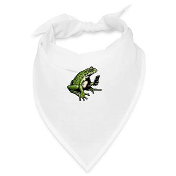 SMARTPHONE FROSCH - Bandana - Weiß - Vorne