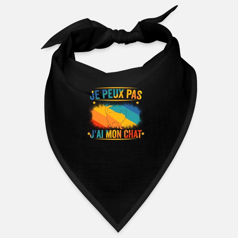 Je Peux Pas J'ai Mon Chat Bandana