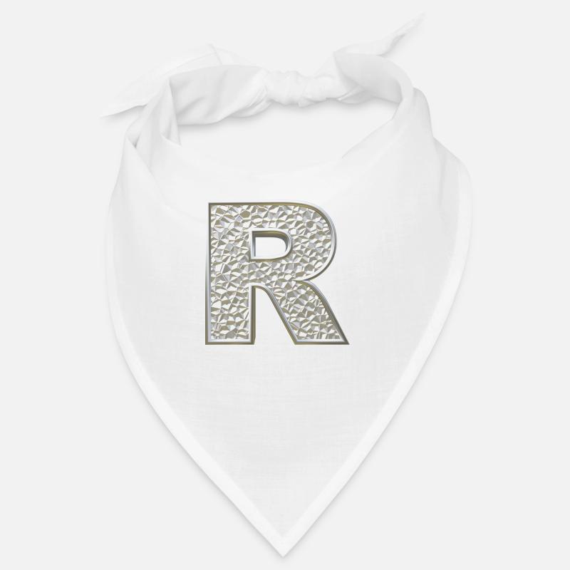 R, lettre, lettre R, initiale, initiale R, monogramme, Bandana