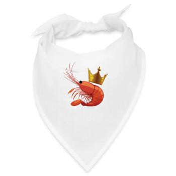 Garnele - Bandana - Weiß - Vorne