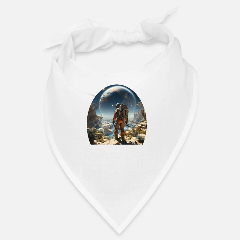 Astronaut explores alien worlds Bandana