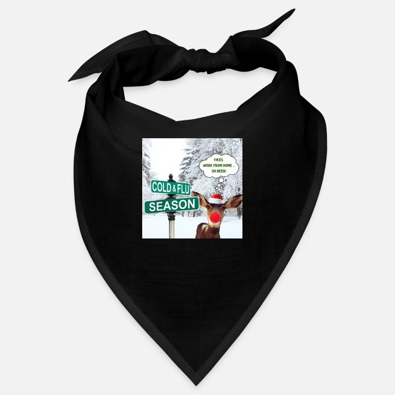Oh Deer - Rudolf Weihnachtsdesign Bandana