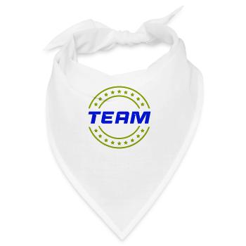 team - Bandana - Weiß - Vorne