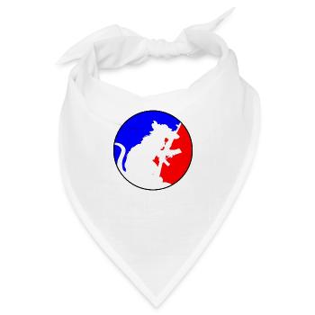 TerRaRisT - Logo - Bandana - Weiß - Vorne