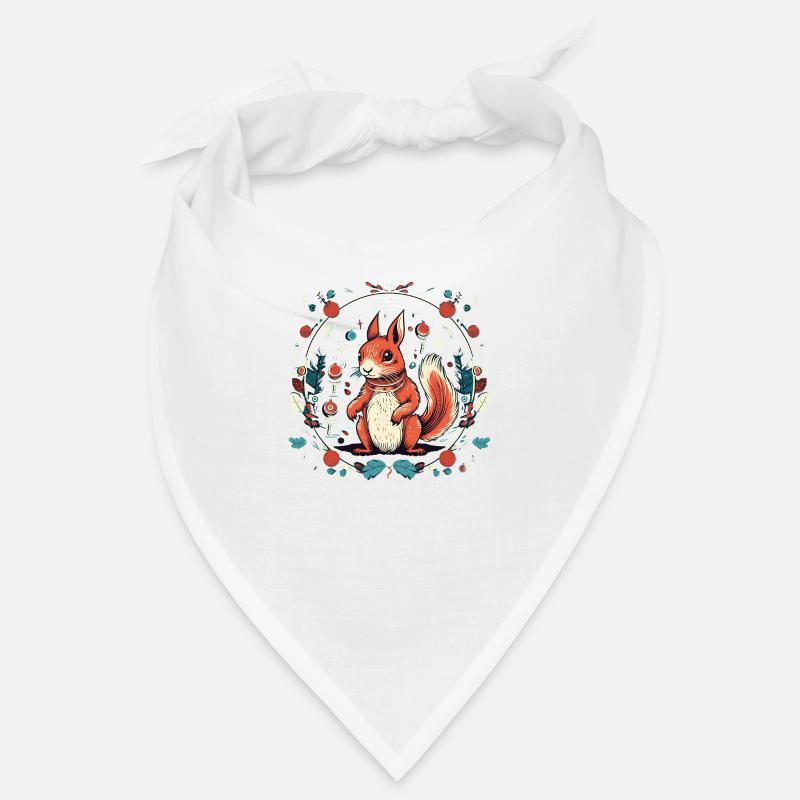 Eichhörnchen in Ormament, liebt Eichhörnchen Bandana